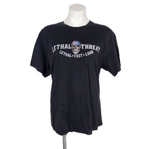 Lethal Threat American Kustom Kulture black t-shirt size Large